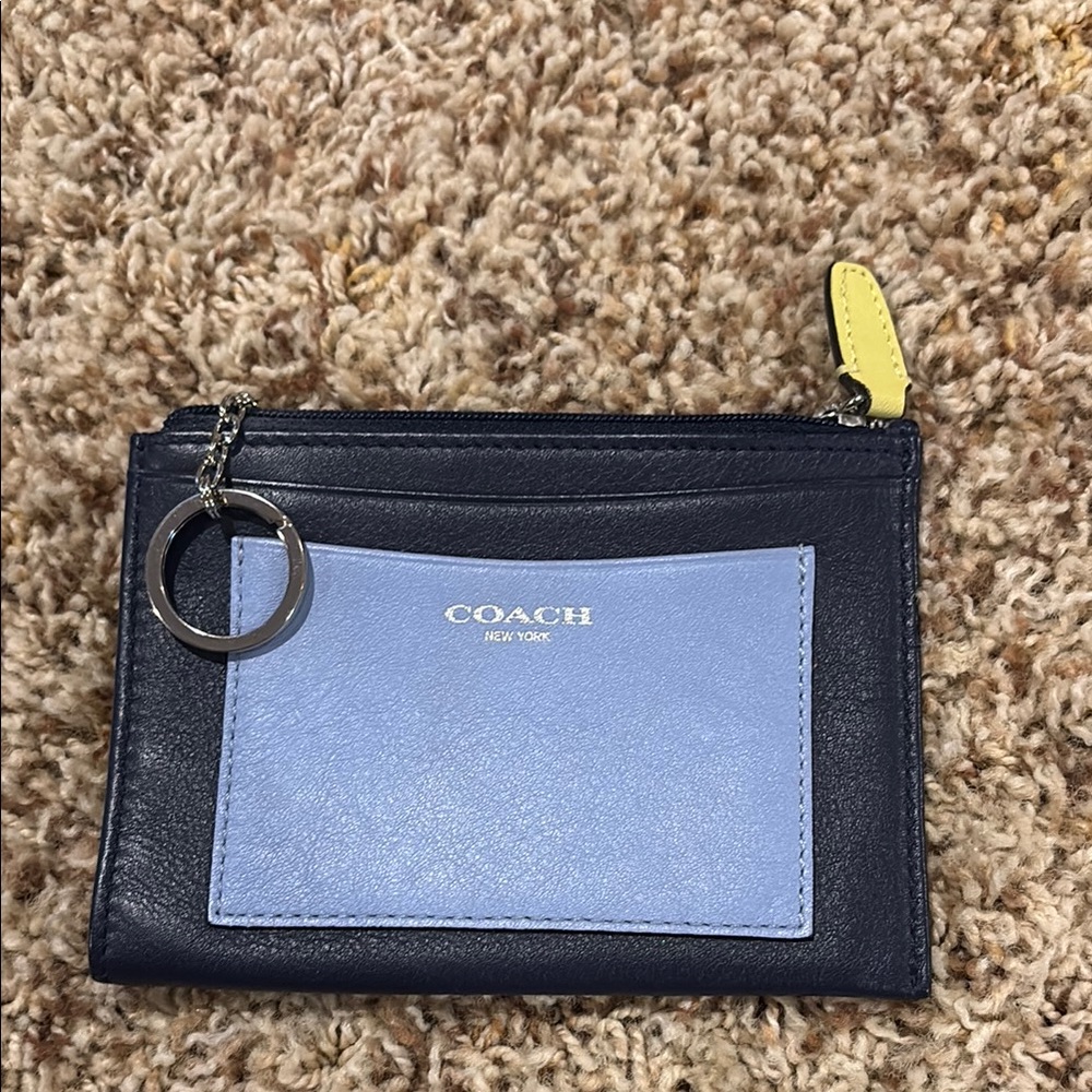 Coach Black and Blue Wallet
